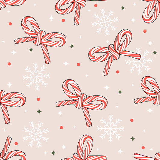 Candy Cane Bow